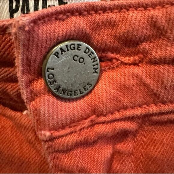 Paige Jeans Troy Boy – Size 27 – Red Burnt Orange – Boyfriend Fit - Picture 5 of 6